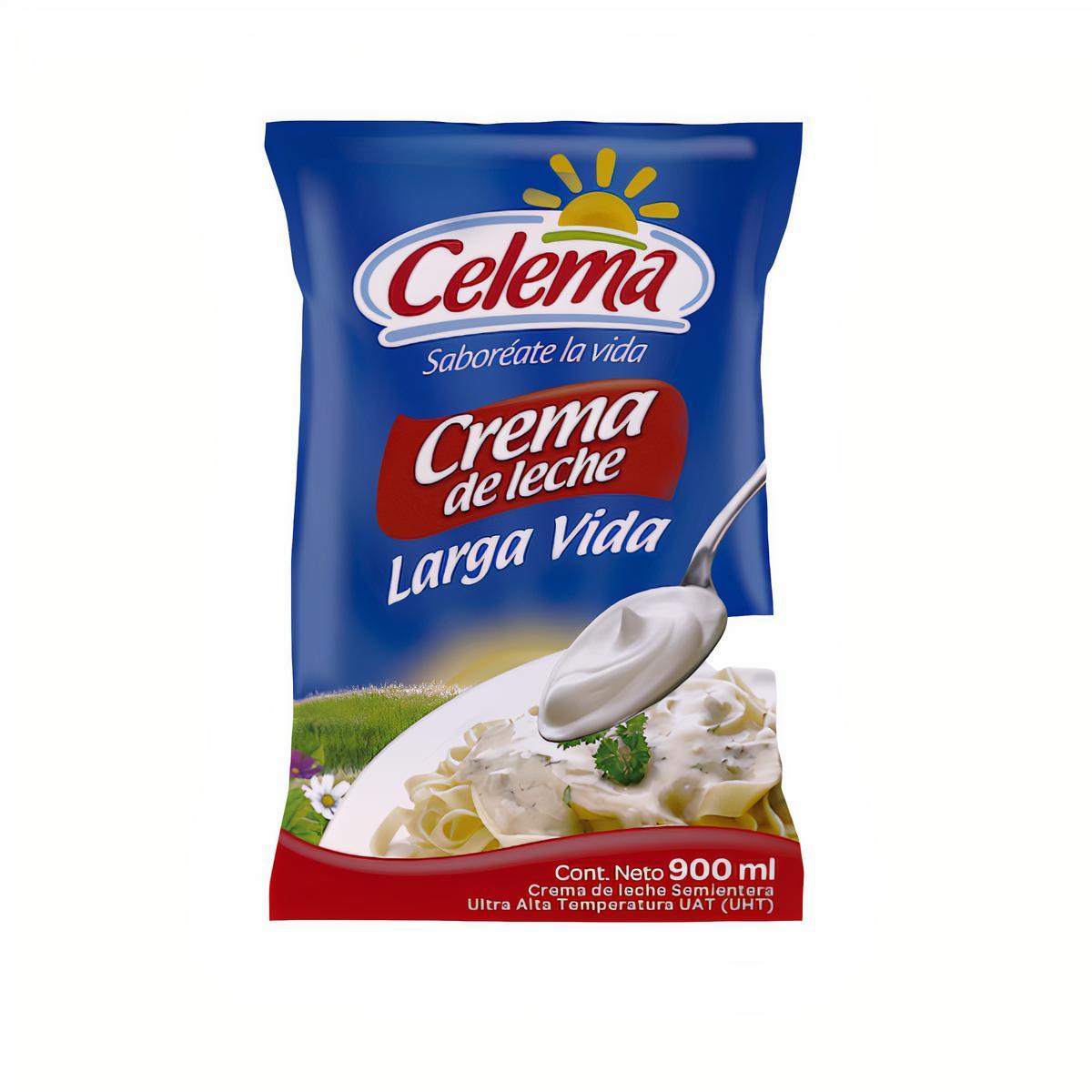 CREMA DE LECHE UHT BOLSA X 900 GR