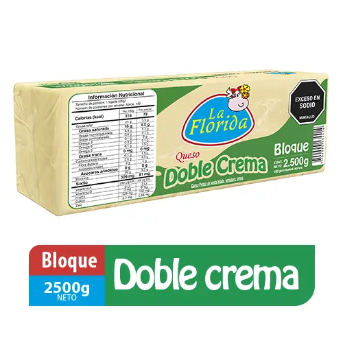 DOBLE CREMA BL X 2500 VACIO