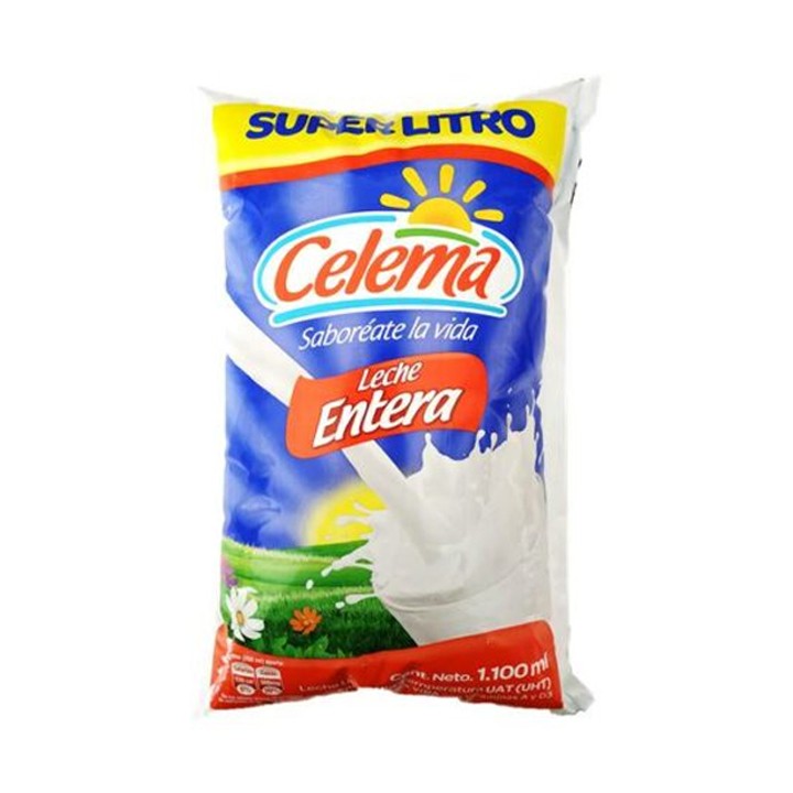 LECHE UHT ENTERA BOLSA X 1100 ML