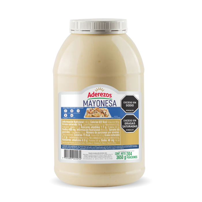 MAYONESA ADEREZOS 3650 G PET