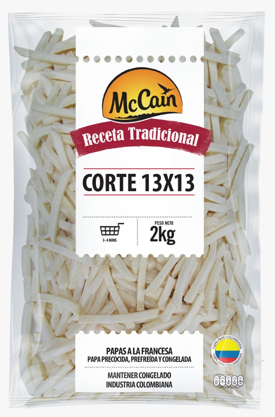 MCCAIN PAPA GRUESA 13X13 mm x 2 KG