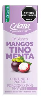 TE MANGOSTINO-MENTA CAJA X  200 ML PITILLO TETRAPACK CELEMA